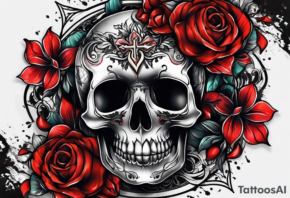 Rip woundly mark body  tattoo design tattoo idea