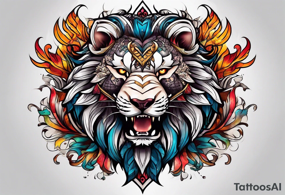 Chimera tattoo idea