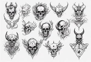 I want chest tattoo for men . Continuous Line Tattoo style . No scull or devil on tatoo some modern style tattoo idea