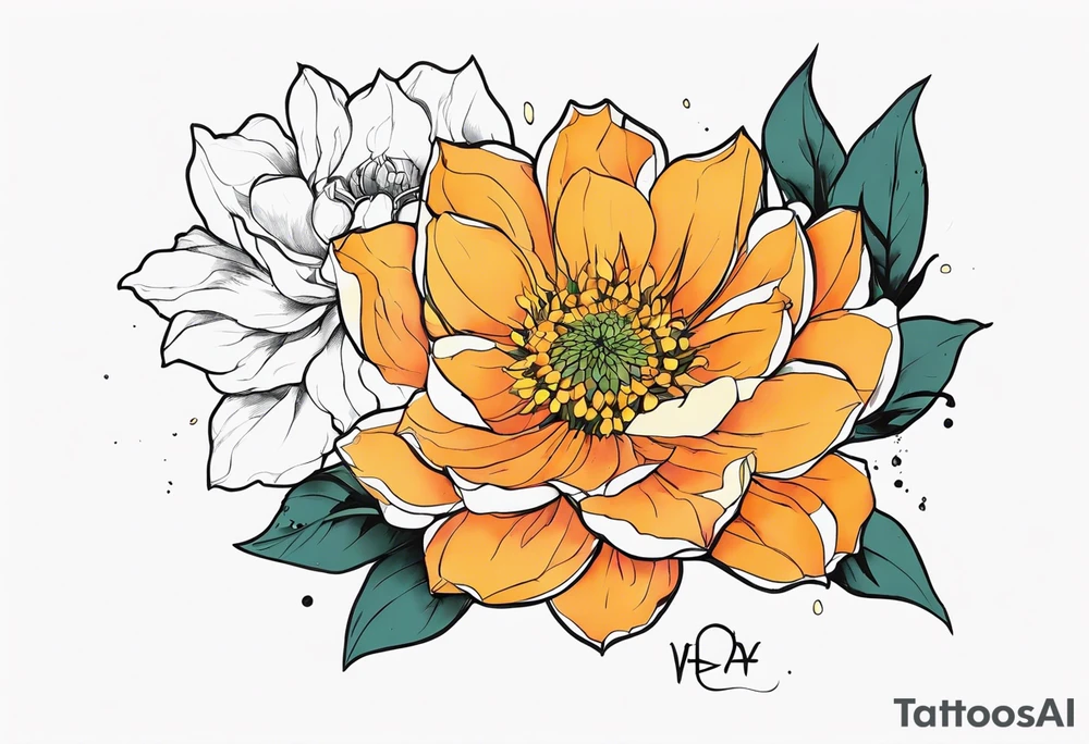 From the Anime The promised neverland Vida flower tattoo idea