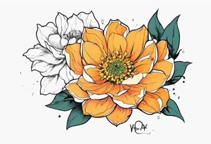 From the Anime The promised neverland Vida flower tattoo idea