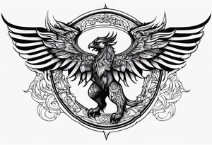 Mythical Griffin tattoo idea