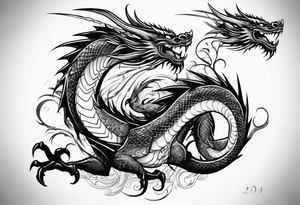 LONG DRAGON tattoo idea