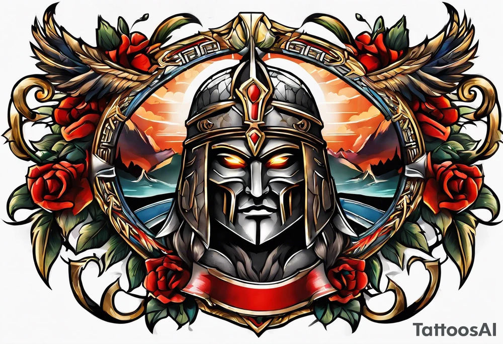 Sparta glory tattoo idea