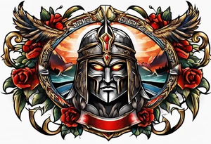 Sparta glory tattoo idea