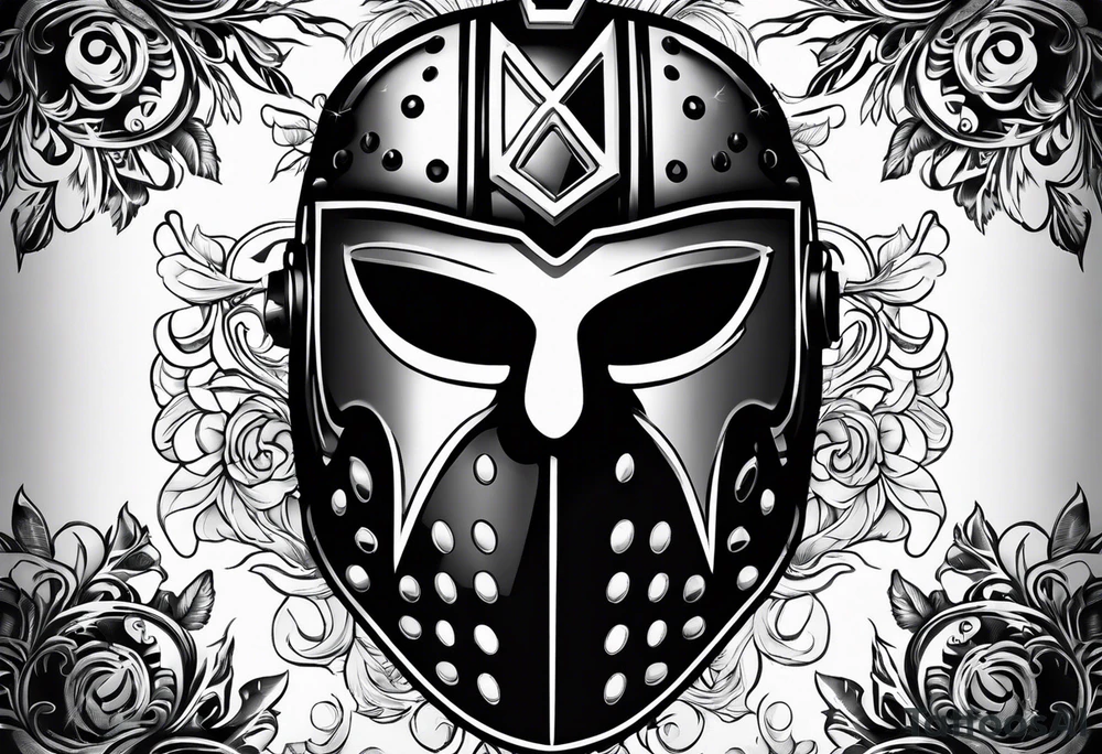 Hockey mask tattoo idea