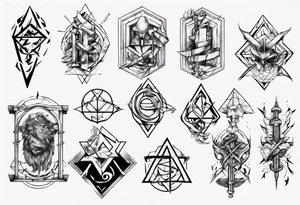 Embed 2 names in to prison break style tattoo tattoo idea