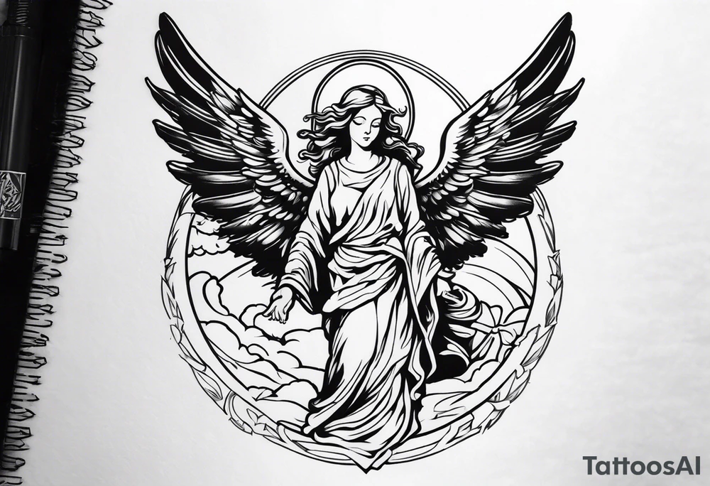 biblically accurate angels tattoo idea
