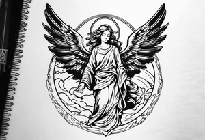 biblically accurate angels tattoo idea