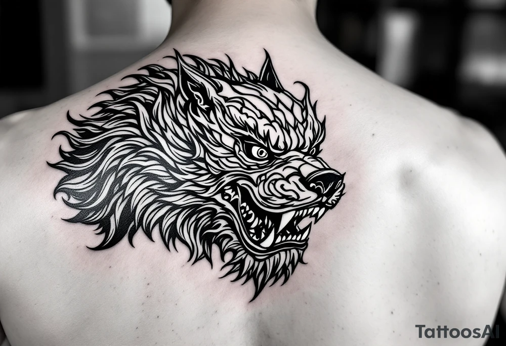 Foo dog tattoo idea