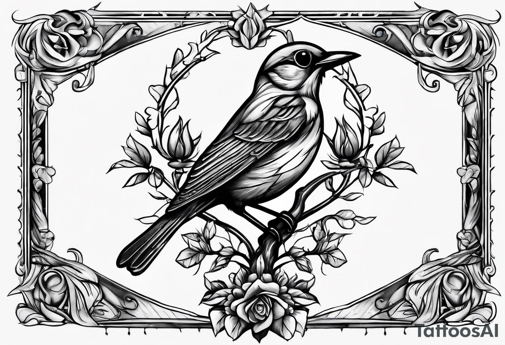Lamp of nightingale tattoo idea