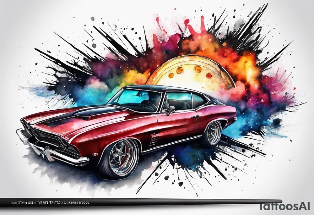 Supernova tattoo idea