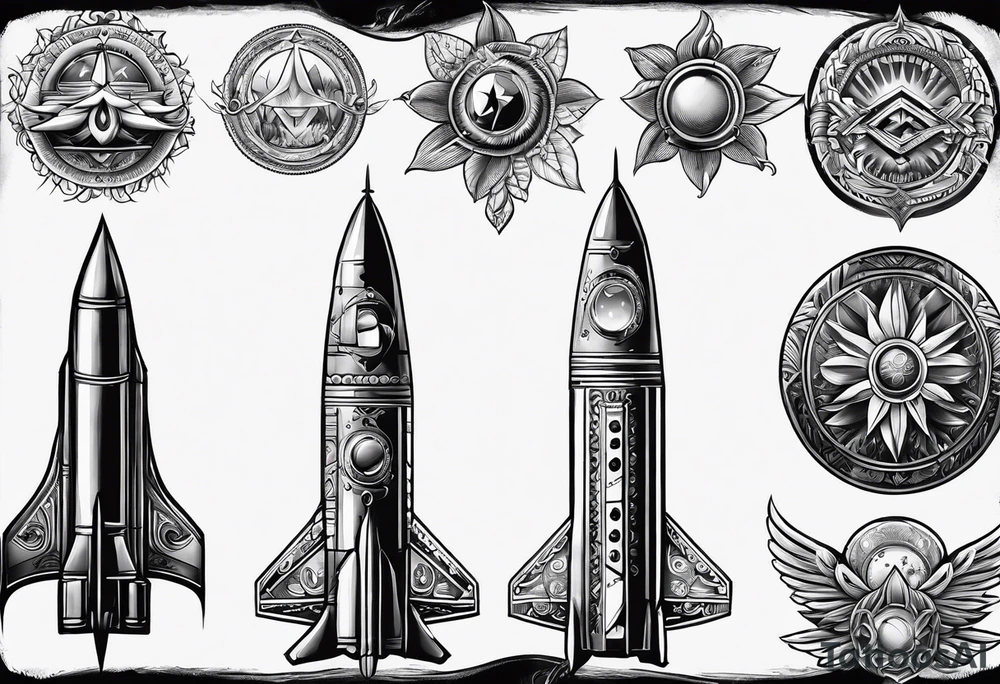 missile tattoo idea