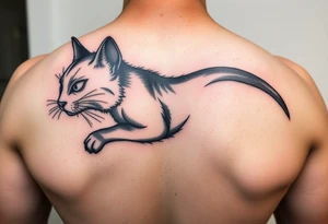 Black Cat tattoo idea