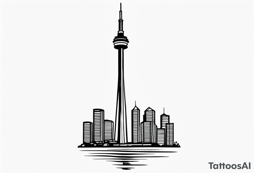CN tower tattoo idea