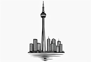 CN tower tattoo idea