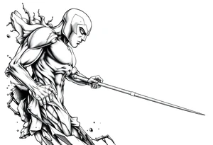 Silver Surfer comic accurate tattoo idea