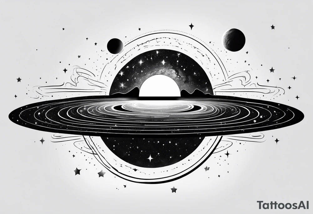 milky way galaxy tattoo idea