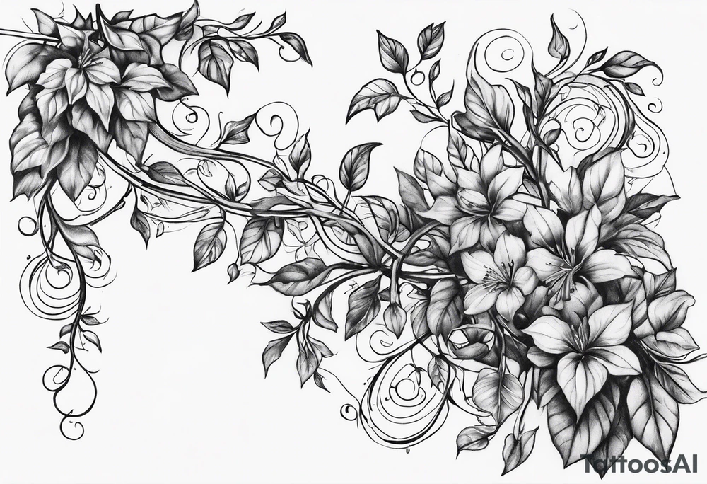 vines tattoo idea