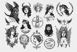 greek mythology tattoo idea