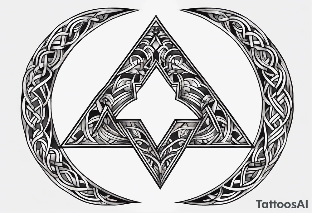 letter delta inside a chain circle, subtle, womanly, simplistic tattoo idea letter delta inside a chain circle, subtle, womanly, simplistic tattoo idea