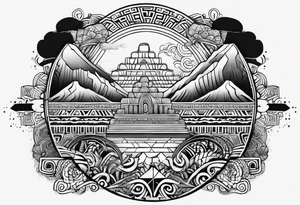 Croatiann tribal 
Giants Causeway 
Maori tattoo idea