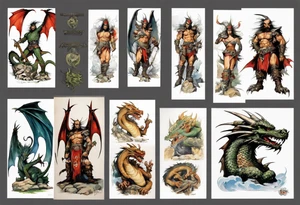 Dragon
Warrior tattoo idea