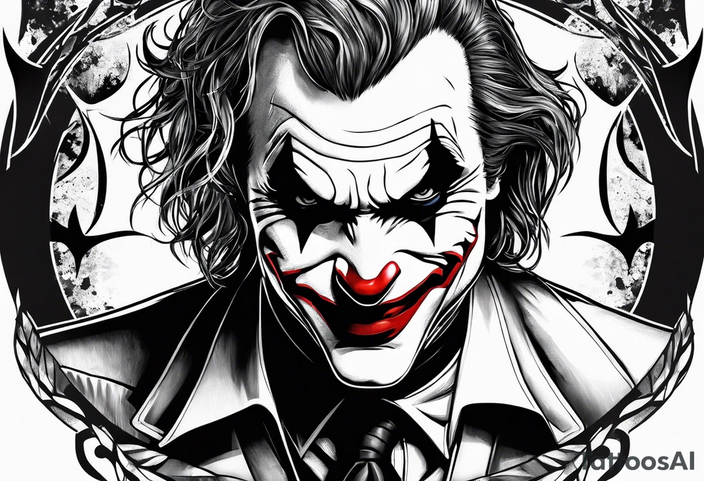 Joker kills Batman tattoo idea