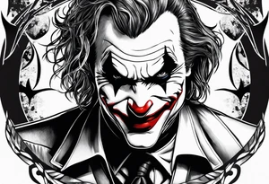 Joker kills Batman tattoo idea