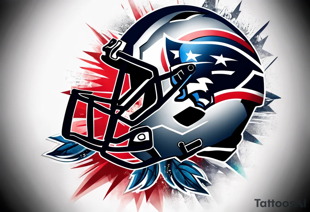 New England Patriots arm tattoo tattoo idea