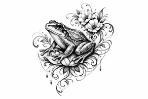 Frog tattoo idea