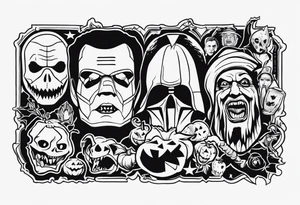 classic horror movies tattoo idea