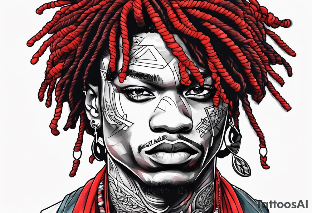 trippie red tattoo idea