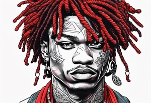 trippie red tattoo idea