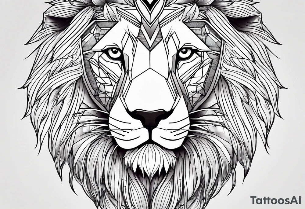 Lion tattoo idea