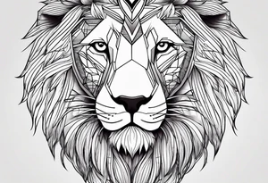 Lion tattoo idea