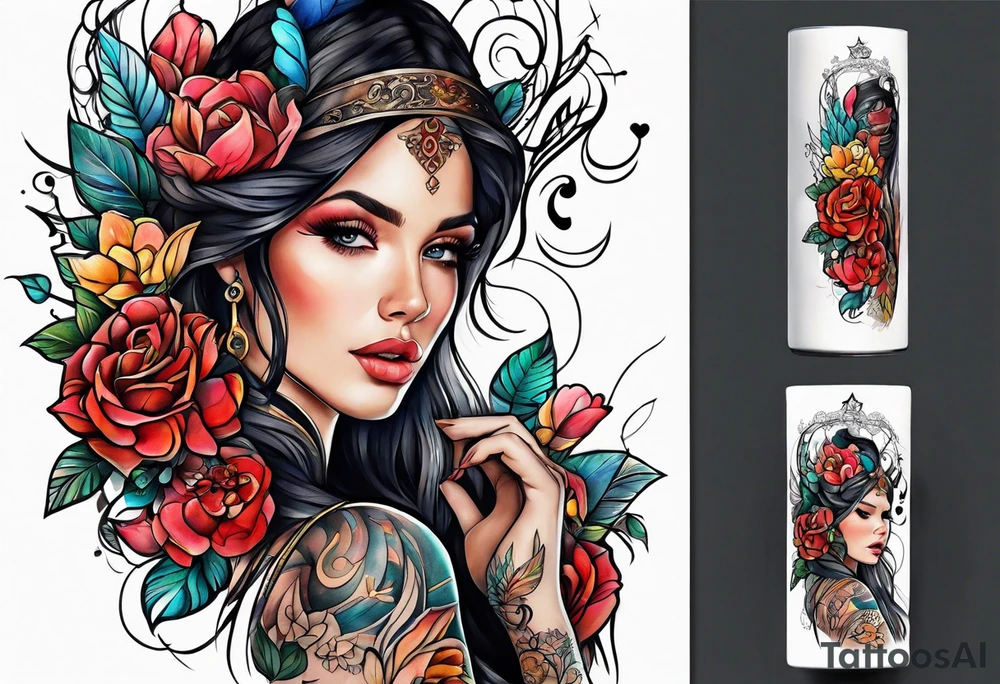 Mental health journey tattoo idea