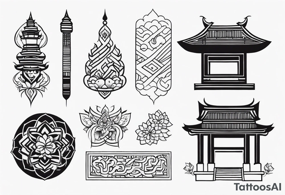 Tattoo representing the malaysian culture tattoo idea