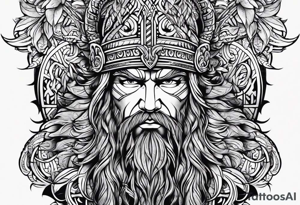 Viking ornament tattoo idea