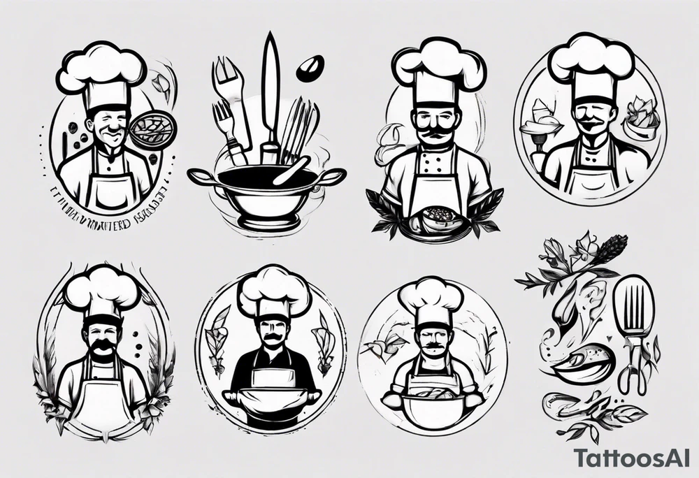 chef inspired tattoo idea