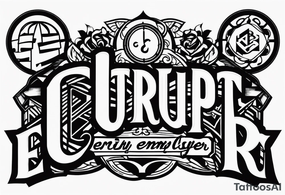 Corrupt employer tattoo idea