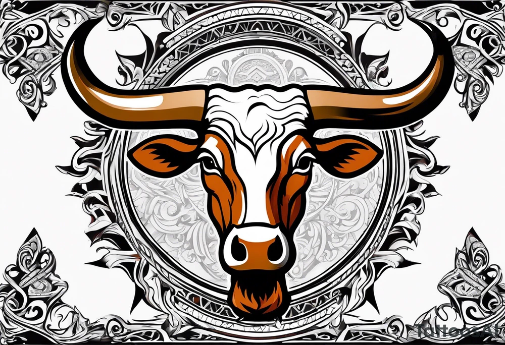 Texas longhorns and A&M aggies tattoo idea