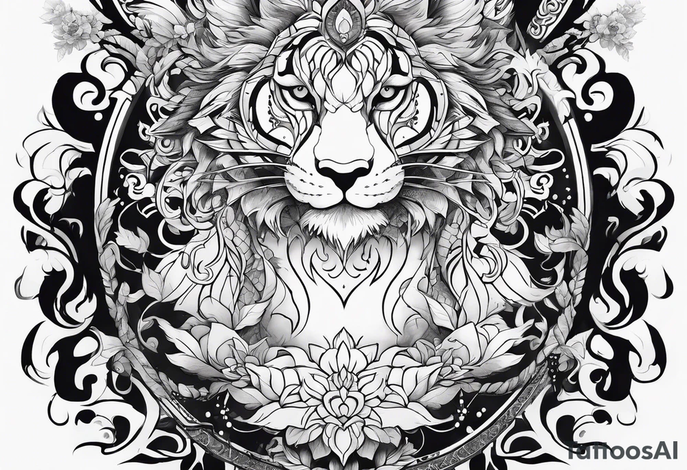 Ghibli sleeve tattoo idea
