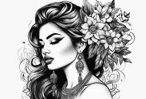 Hair sing nalwa tattoo idea