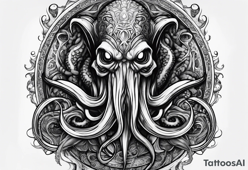 cthulu tattoo idea