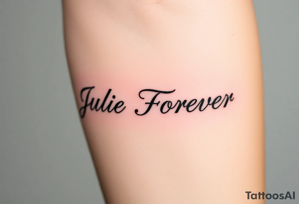 Julie Forever tattoo idea