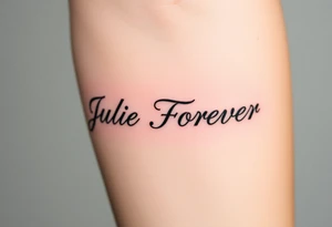 Julie Forever tattoo idea
