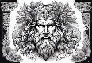 Greek mythology gods tattoo idea