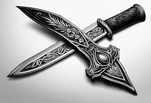 athame tattoo idea