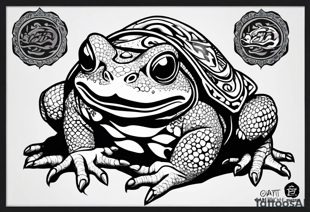 Jiraiya Naruto Gamakichi toad tattoo idea
